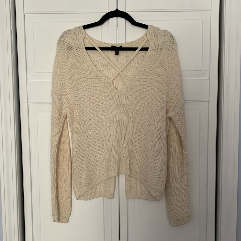 Express Sweater with cross detail